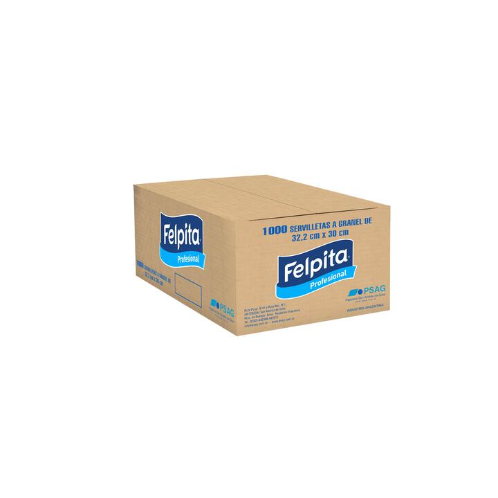 SERVILLETAS FELPITA GRANEL - 1000 U - EXTRA BLANCA