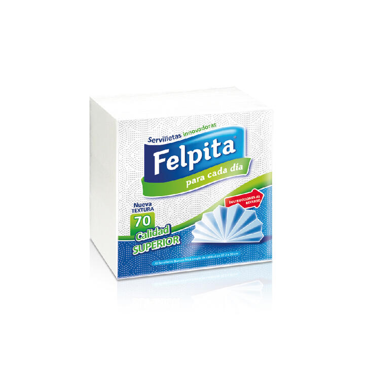 SERVILLETAS FELPITA - 70 U. 