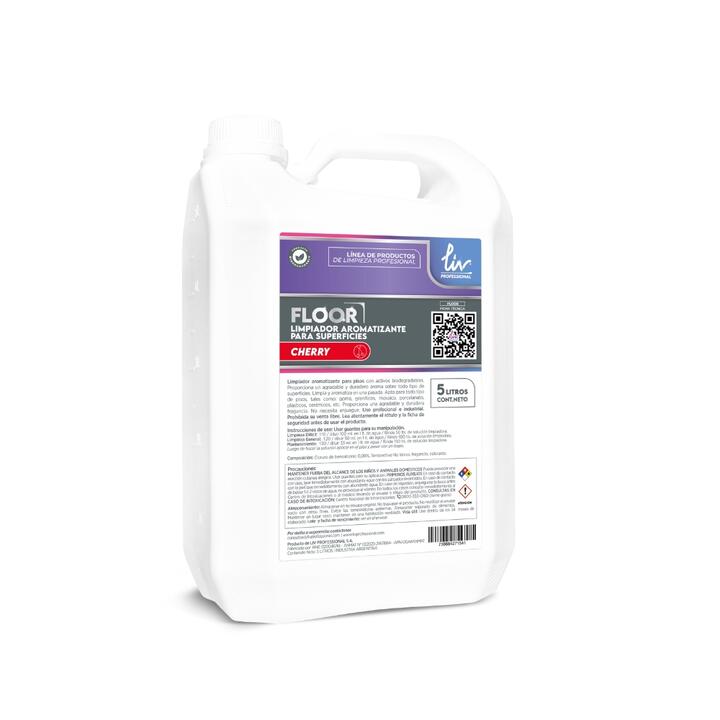 FLOOR DESODORANTE BACTERICIDA DE PISOS CHERRY - 5 L