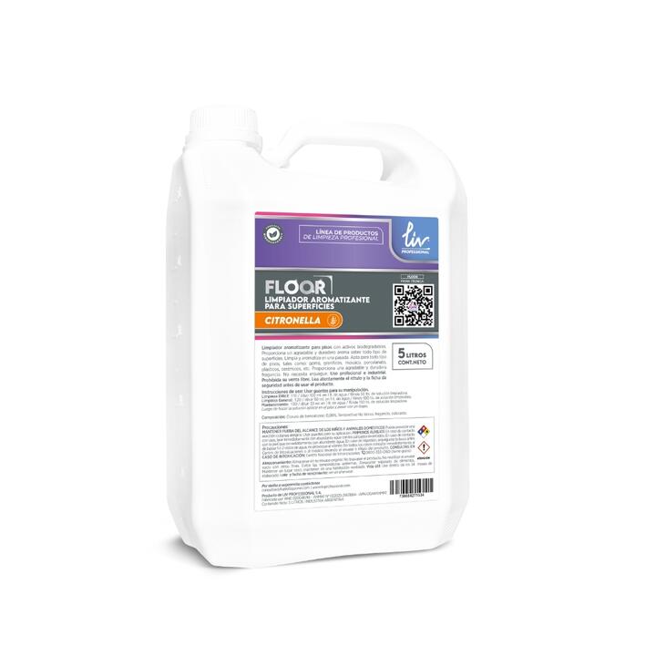 FLOOR DESODORANTE BACTERICIDA DE PISOS CITRONELLA - 5 L