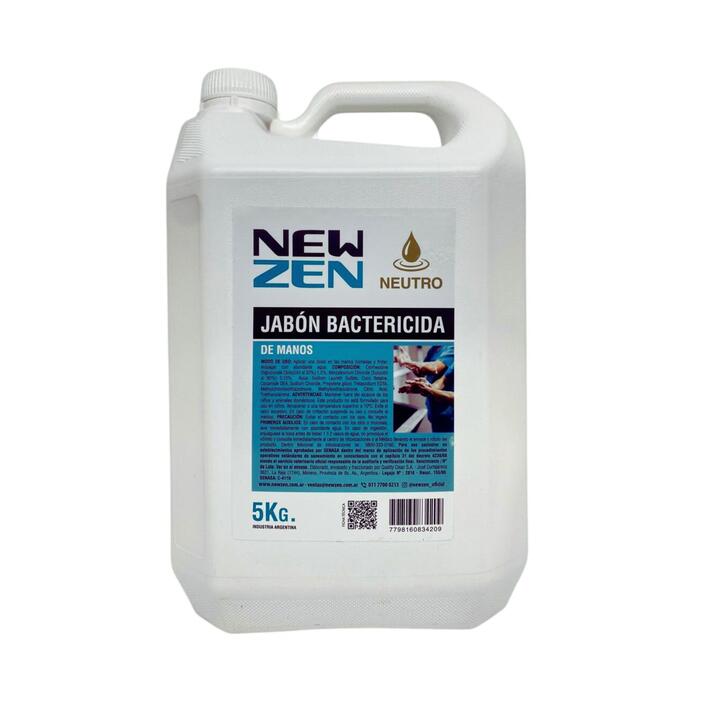 JABÓN LÍQUIDO PARA MANOS BACTERICIDA NEUTRO - 5 L