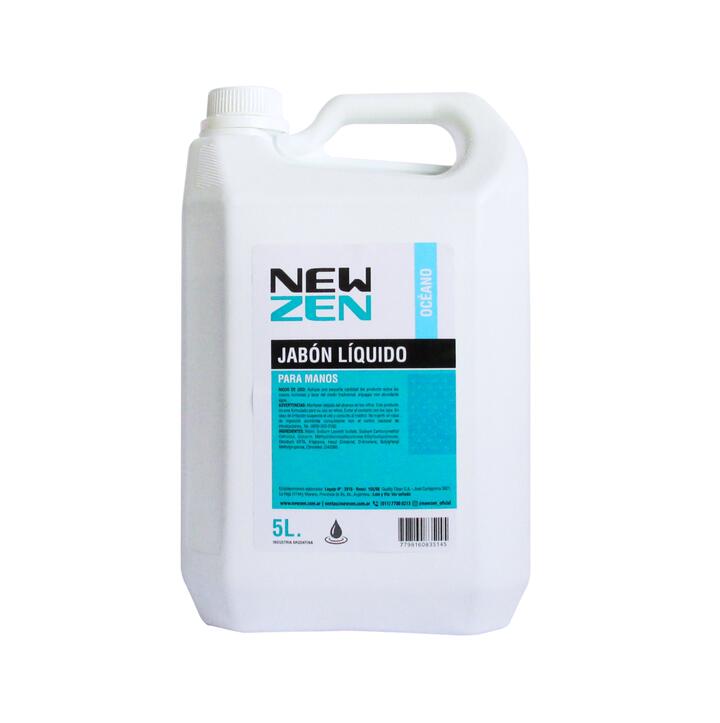 JABÓN LÍQUIDO PARA MANOS OCÉANO - 5 L