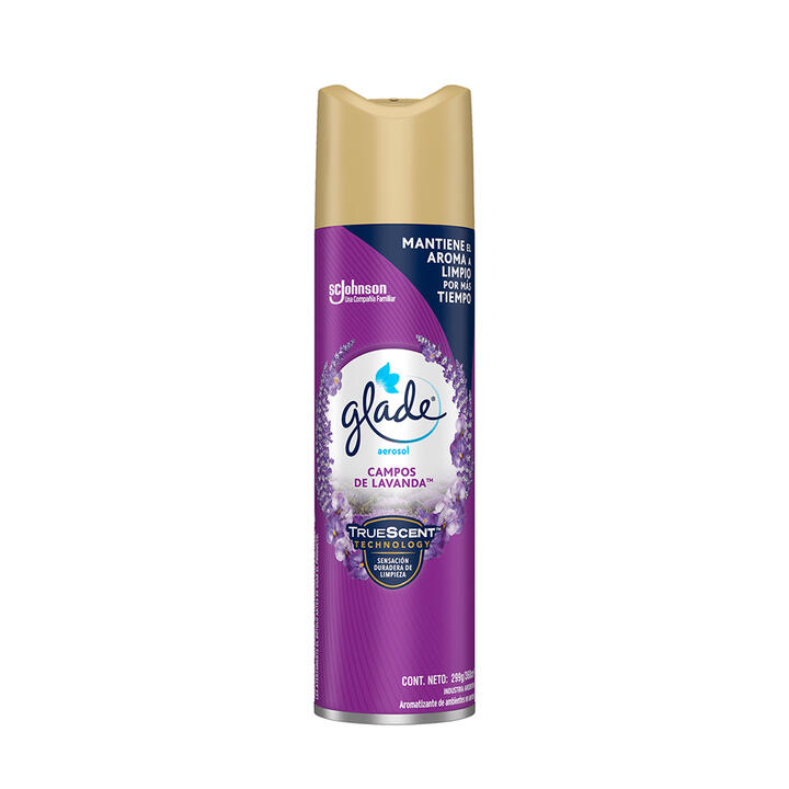 GLADE DESODORANTE DE AMBIENTES AEROSOL LAVANDA - 360 CC.