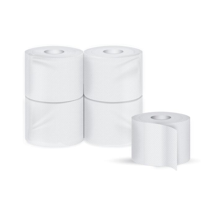 TOALLA EN ROLLOS TOBAUT X 4 UNIDADES - BLANCO MIXTO
