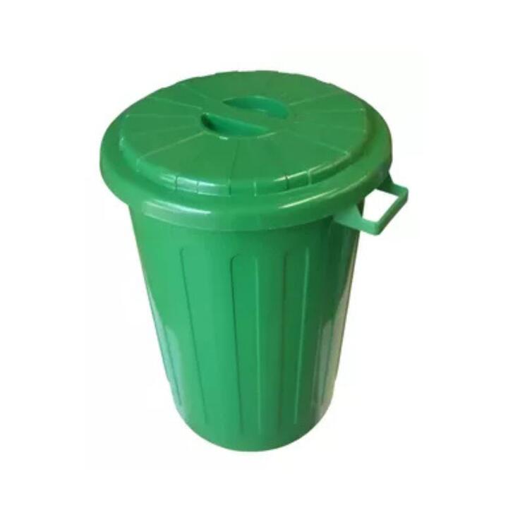 CESTO DE RESIDUO REDONDO TAPA PLANA - 90L 