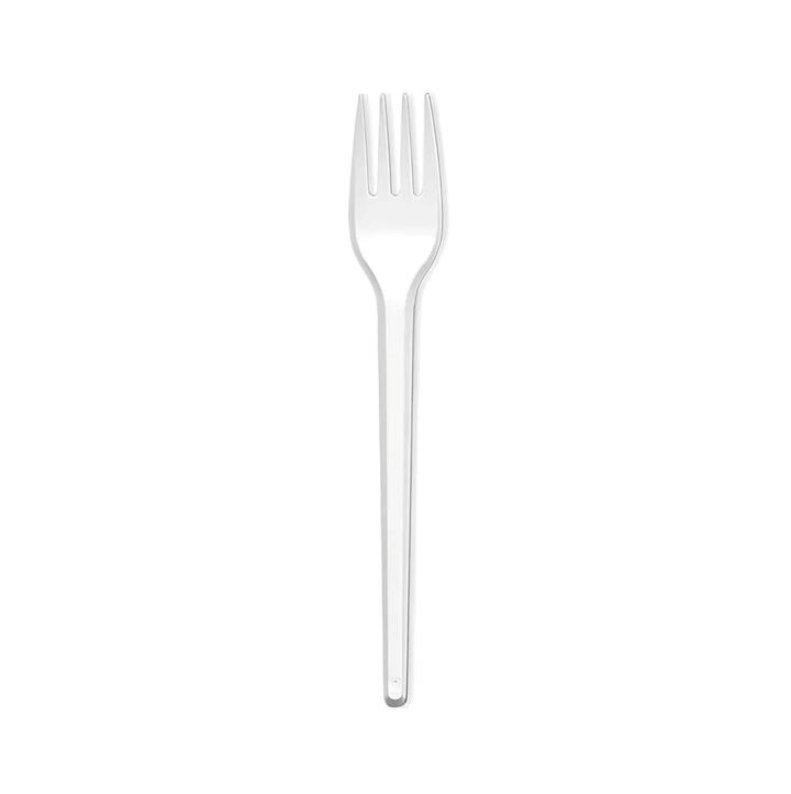 TENEDOR PLASTICO BLANCO - X1000U